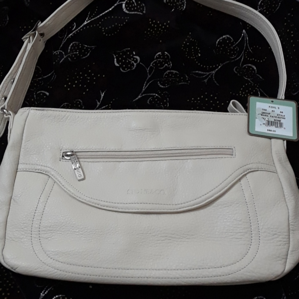 NWT.  STONE   &   CO.  Leather.   Bag
